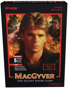 MacGyver The Escape Room Game by Pressman 1-4 Players Ages 12+ NEW SEALED BOX - Picture 1 of 3