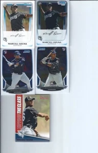 Marcel Ozuna Bowman ( 5 card Lot ) - Picture 1 of 1