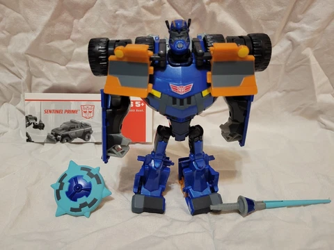 Transformers Animated Sentinel Prime - Deluxe Class Figure Complete Cover