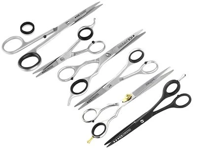 Hairdressing Scissors Barber Shears Beard Scissors Stainless Steel Joblot New - Image 1 of 4