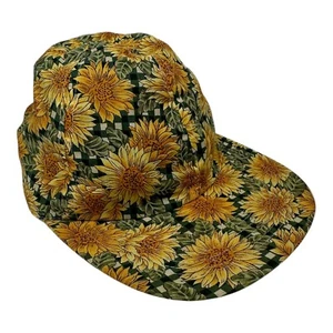 Gorra de girasol Dorfman Pacific vintage años 80 90 espalda elástica 100 % algodón Hong Kong - Imagen 1 de 11