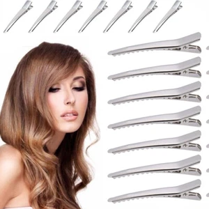 Single Prong With Teeth Styling Tools Hairdressing Hair Clips Alligator Hairpin - Picture 1 of 18