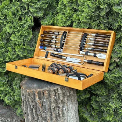 Gift set of skewers "Magnat" (light case) - Image 1 of 4