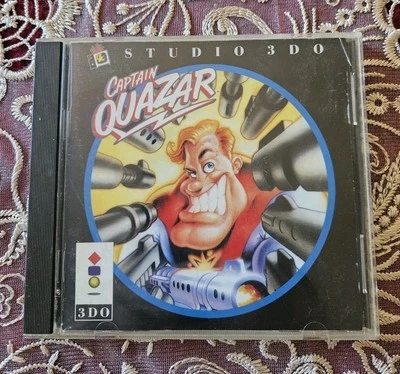 RARE Studio 3DO Captain Quazar Vintage 1995 Disc & Manual In Generic Jewel Case - Image 1 of 4