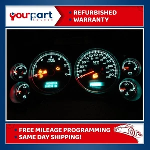 08-09 YUKON SIERRA SILVERADO INSTRUMENT CLUSTER SPEEDOMETER 20848062 REBUILT - Picture 1 of 12