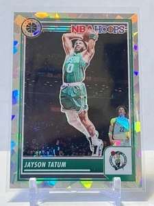 2023-24 Premium Stock Silver Cracked Ice Prizm Jayson Tatum Celtics - Picture 1 of 2