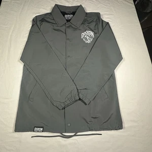 Dixxon Flannel Co Jacket Adult Medium Gray Pockets Lined Lightweight Mens NWOT - Picture 1 of 11