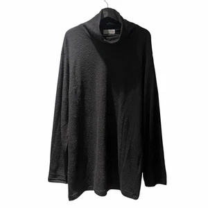 Yohji Yamamoto Pour Homme Wool Turtleneck Sweater Black US Men’s M Used - Picture 1 of 6