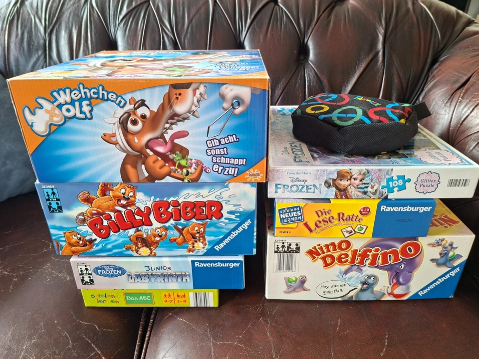 Nino Delfino u.a. Gesellschafts Spiele Labyrinth Tantrix Billy Biber, Frozen u.a - Bild 1 von 1