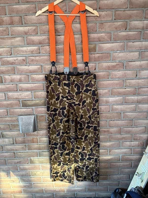 Vintage Woolrich Duck Camo Heavy Wool Hunting Pants 30x29 Frogskin Rare Made USA - Image 1 of 4