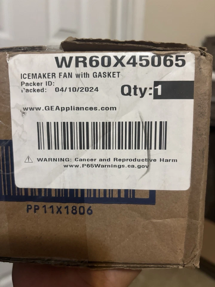 Ventilador para hacer hielo WR60X45065 nuevo Foto 1 de 1