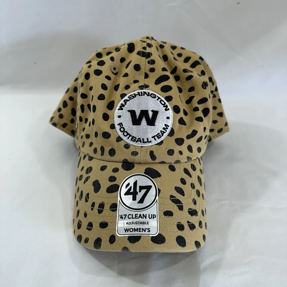 ‘47 Brand NFL Washington Football Team Cheetah Print Women’s Hat Cap NEW - Image 1 of 4