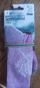 Smartwool socks medium M Med hike hiking crew Meadow Mauve merino wool women - Picture 1 of 4