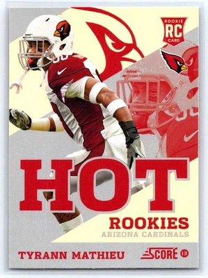 2013 Score - Hot Rookies Tyrann Mathieu #44 (RC) - Image 1 of 2