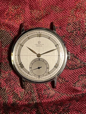 1940's Omega Jumbo Chronometre Chronometer Cal. 30T2RG 30t2 pcrg Ref. 2366 - Image 1 of 4