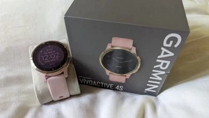Garmin vívoactive 4S 40mm Estuche con Banda de Silicona GPS Reloj para Correr - Rosa Polvo - Imagen 1 de 11