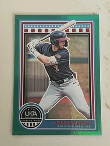 Gavin Grahovac 2025 Stars & Stripes USA Baseball Green Prizm Parallel #7 - Bild 1 von 2