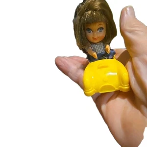 Vintage 1965 Mattel Liddle Kiddles BABE BIDDLE Puppe, Outfit, Auto - Bild 1 von 5