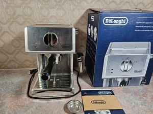 DeLonghi ECP3630 Manual Espresso Machine Cappuccino Maker - Silver - With Box - Picture 1 of 18