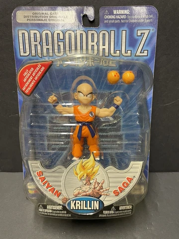 Dragonball Z Saiyan Saga KRILLIN Action Figure 2000 Irwin Toy (Damaged Box) Cover