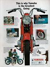 1965 Yamaha Rotary Jet 80 Motorcycle Original Color Ad