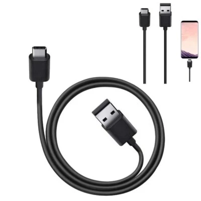 Samsung USB-C Data Charging Cable for Galaxy S9/S9+/Note 9/S8/S8+ - Black - Image 1 of 4