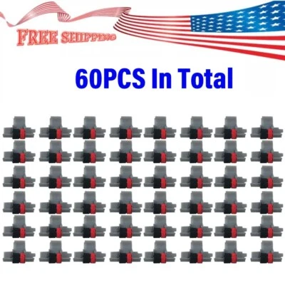 60pcs IR-40T Black And Red Calculator Ink-Rollers IR40T For Sharp Casio ...USA - Image 1 of 4