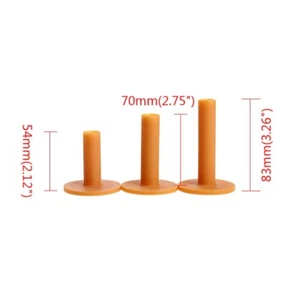 3 X Rubber Golf Tees Holder 54/70/83mm Golf Trainer Range Practice Training Aids - Picture 1 of 11