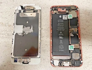 Carcasa trasera y trasera delantera Apple iPhone 6s 64 GB oro rosa chasis iPhone repuestos - Imagen 1 de 2