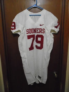2008 Phil Loadholt #79 OU Oklahoma Sooners Game Used Nike Football Jersey - Bild 1 von 4