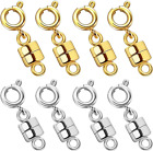 Magnetic Necklace Clasps And Closures,gold And Silver Plated Jewelry Clasps Conv