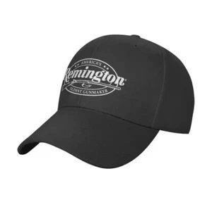 Remington Baseball Cap Shooting Hunting - Black (Brand New) - Picture 1 of 5