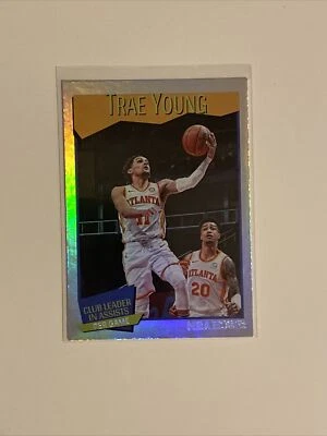 Trae Young 2021-22 Panini NBA Hoops High Number Tribute HOLO FOIL #263 Hawks - Image 1 of 2