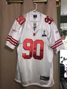 NWT Jason Pierre-Paul #90 NEW YORK GIANTS SUPER BOWL XLVI Jersey Men’s Size 48 * - Picture 1 of 24