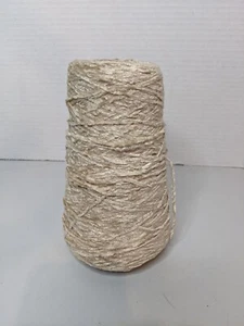 Silk City Fibers Rayon Cone Yarn Chenille Luxury 1300 YPP Cone SAND 9.4oz - Picture 1 of 4