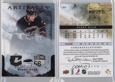 2010-11 Upper Deck Artifacts Black Patch/Tag /5 Bobby Ryan #46 Patch Tag