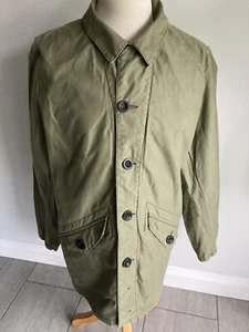 Fat Face Mens Khaki Military Style Jacket / Overshirt Size M. Great Condition. - Picture 1 of 6