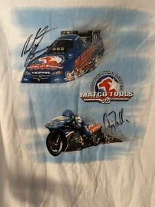 Marco Tools Racing  Whit Bazemore Craig Treble Plus 1 Signed Shirt  Size Large - Picture 1 of 6