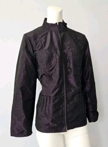 Chico's Full Zip Golf Travel Casual Jacket Women's Size 1 Purple #2 - Picture 1 of 7