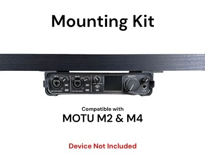 Desk Mount Kit for Motu M2 & M4 - Under Desk Mount Brackets - Image 1 of 4