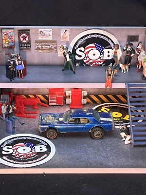 Hot Wheels Redlines Nitty Gritty Kitty Mercury Cougar Azul 1:64 Excelente Estado Foto 1 de 4