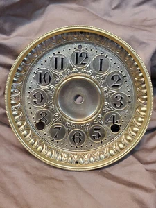Restored Antique Seth Thomas Clock Dial and Bezel Refurbished - Picture 1 of 9