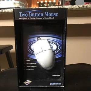 Vintage NOS Factory Sealed Micro Innovations 2003 PC 2 Button Mouse PS/2 PD39P - Picture 1 of 17