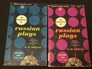 An Anthology of Russian Plays (2 volumes) edited by F. D. Reeve - Bild 1 von 8