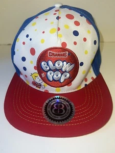 Charms Blow Pop Snapback Hat Trucker Cap Blow Pop Confetti Lollipop Bubble Gum - Picture 1 of 5