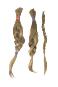 Europäisches Echthaar Rohhaare  hellblond mind.100 Gr 35-40cm - 35032327 - Bild 1 von 1