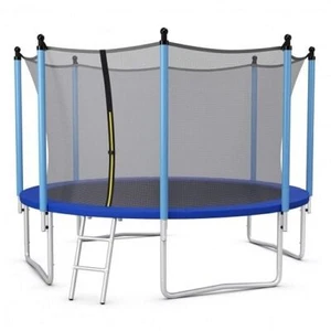 Outdoor Trampoline with Safety Closure Net-12 ft - Color: Blue - Size: 12 ft - Picture 1 of 5