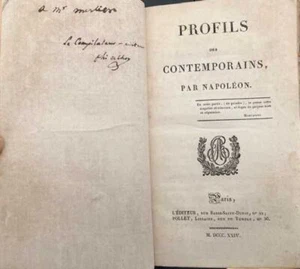 1824 Napoleón: perfiles de contemporáneos - Imagen 1 de 2