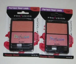 Lot of 2 Profusion Powder Blush Palette (New) Makeup Light - Picture 1 of 2