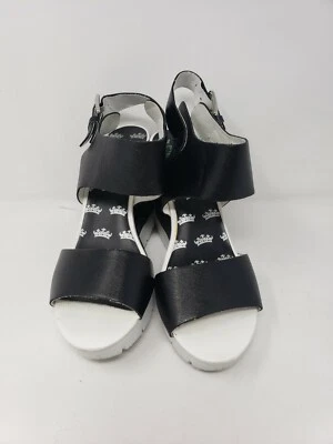Juicy Couture Trish Black & White Wedge Heels Women’s size 8 - Image 1 of 4